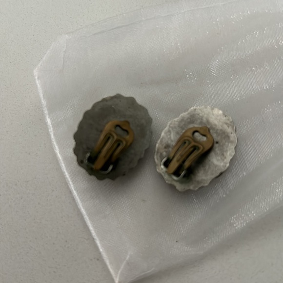 Vintage micro mosaic earrings - Picture 5 of 7